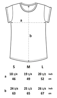 Image 5 of Back Scratch Women's Roll Sleeve T-shirt (Organic)