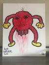Fun Natural Fun!//Original canvas painting.