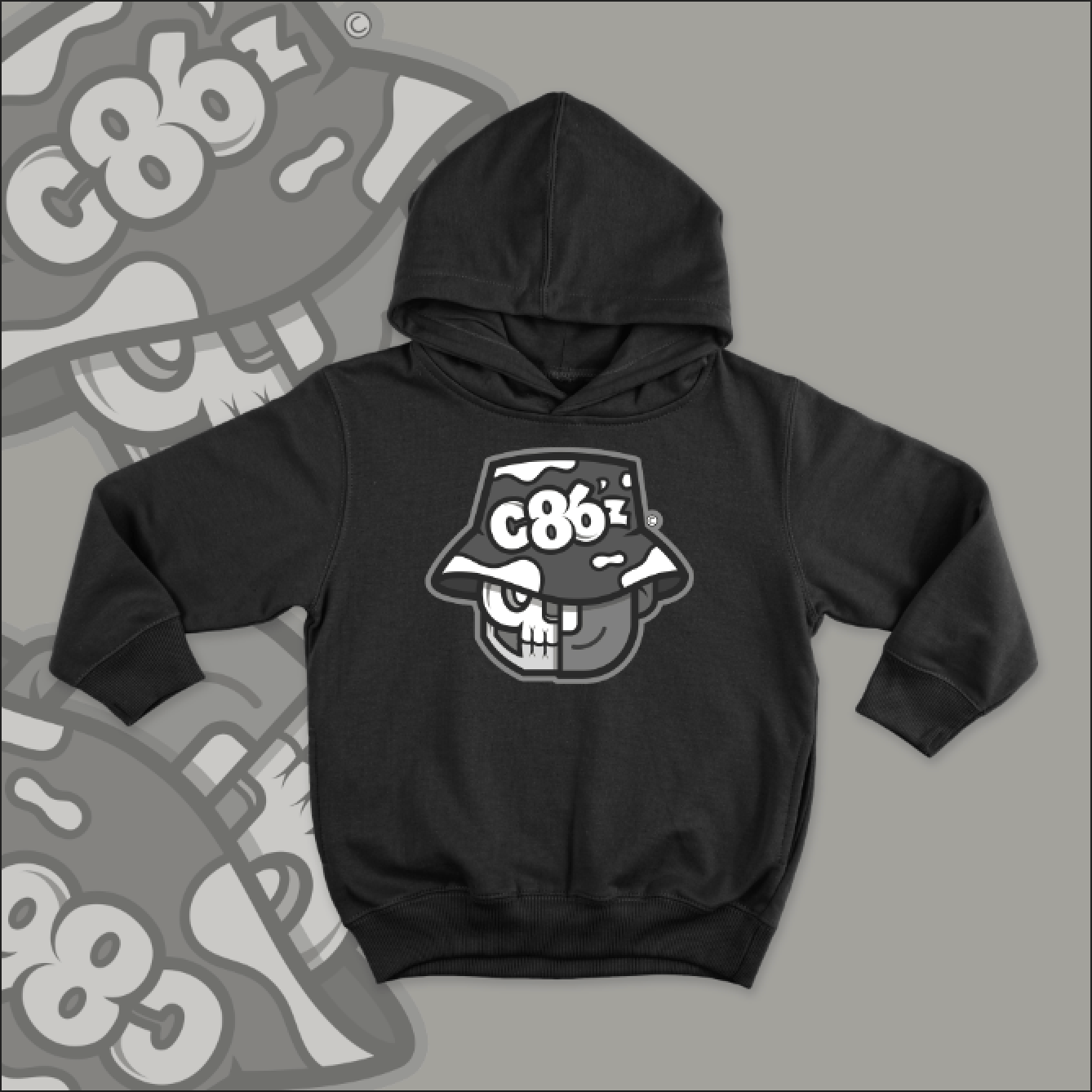 Image of C86ERZ SKULL EDITION HOODIE