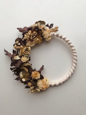 Image of Dried flowers & macrame wreath