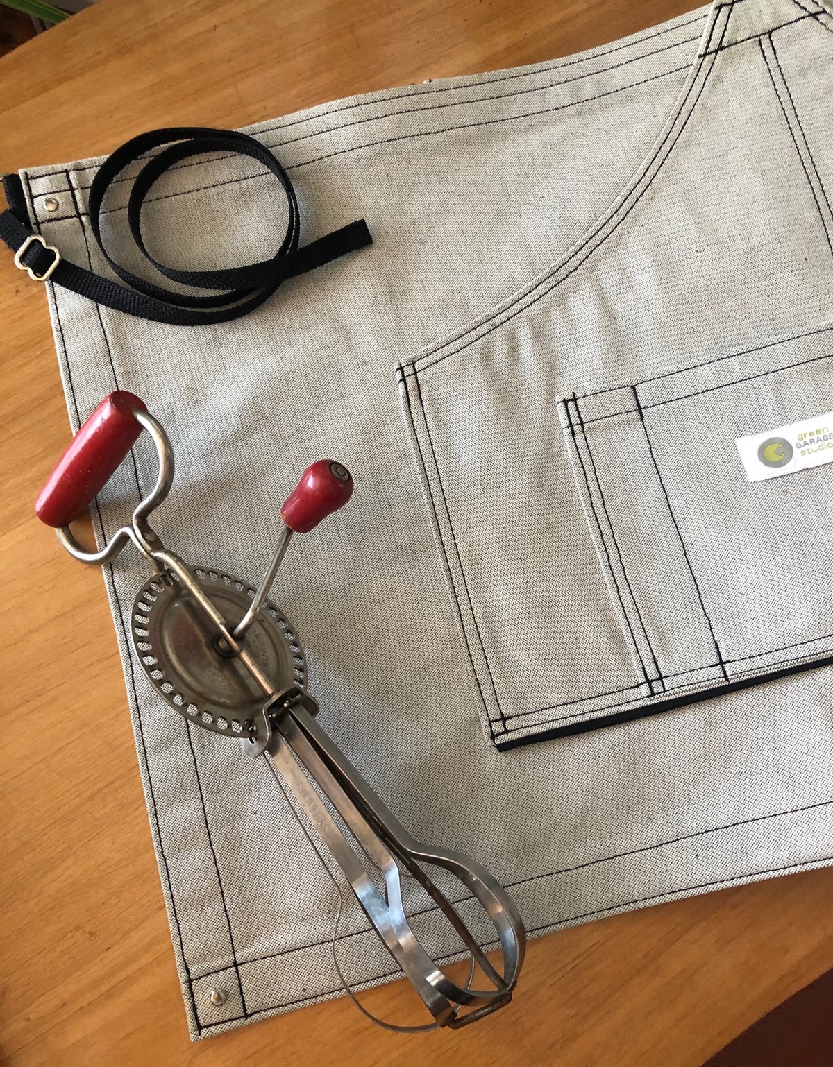 Waist Apron | Couture | American Cone Mills 4 Pocket Handmade Canvas Apron
