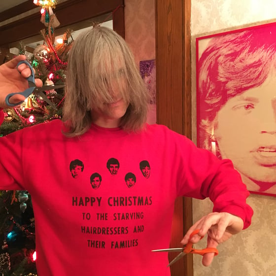 Image of Rolling Stones Christmas sweatshirt 