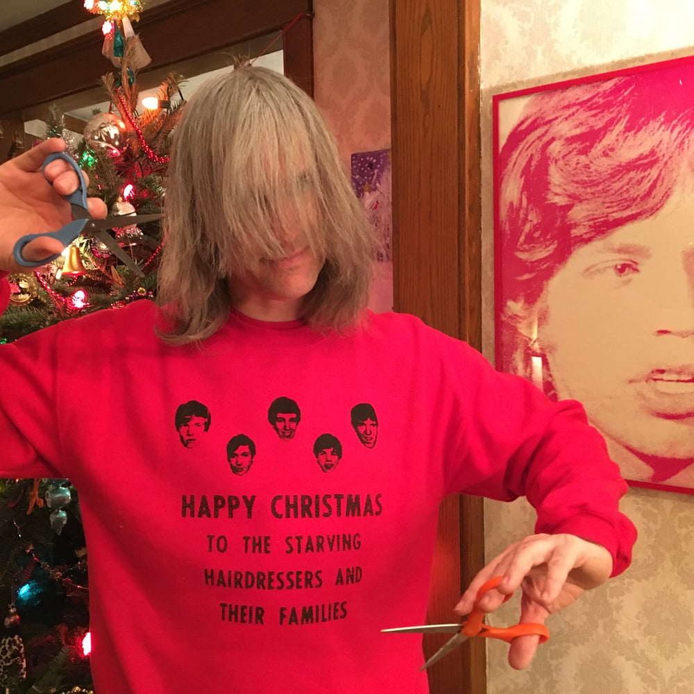 Image of ***PRE-ORDER UNTIL NOV. 2*** Rolling Stones Christmas sweatshirt