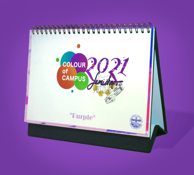 Image of “PURPLE” - 2021 Colour of Campus Calendar 