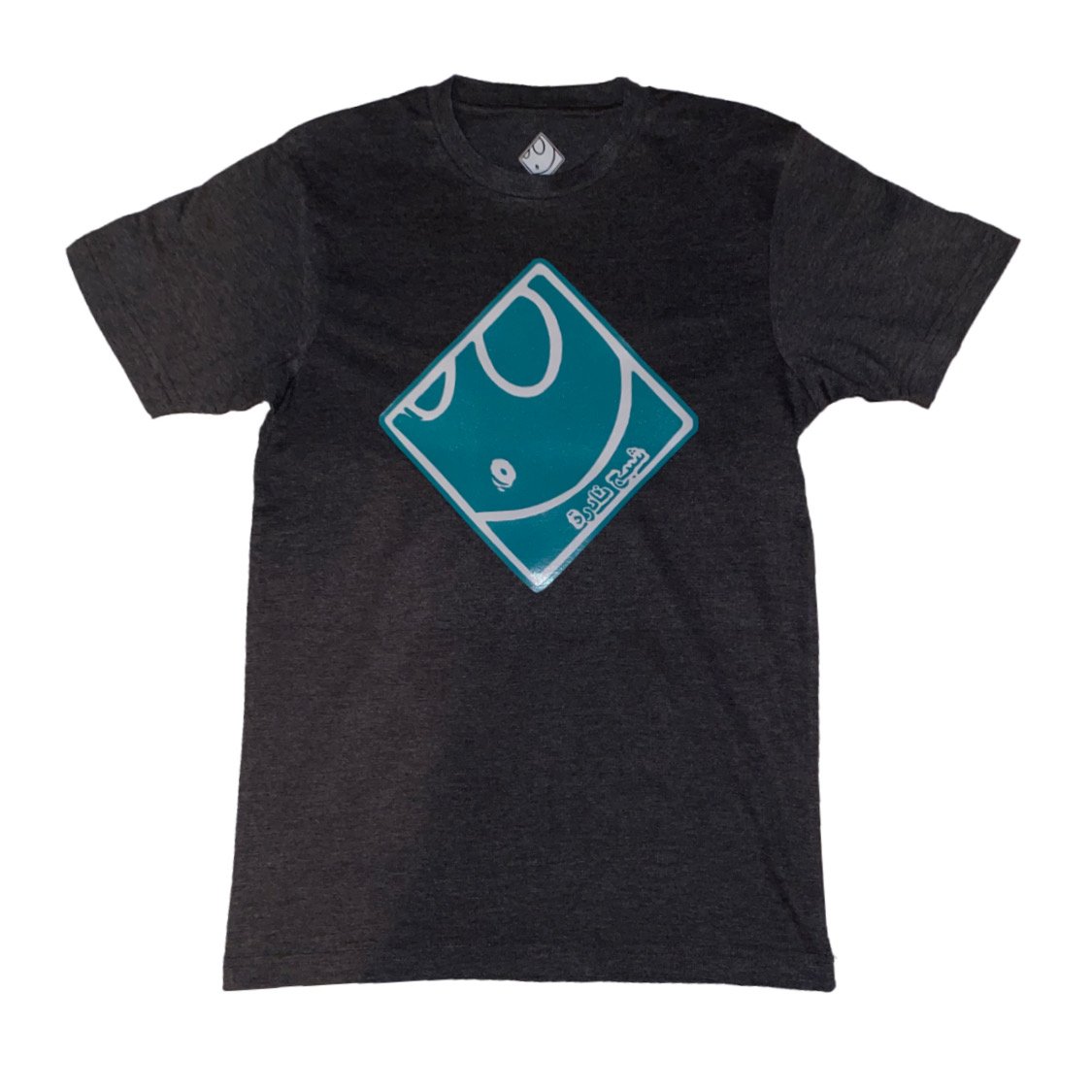 Rare Ghost — Ghost Tee in Charcoal/White/Teal