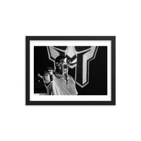 Image 1 of MF DOOM live photo No 1 - Framed A4 or A3