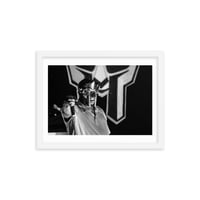 Image 2 of MF DOOM live photo No 1 - Framed A4 or A3