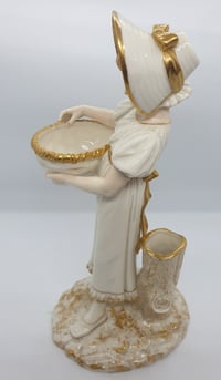 Image 3 of Royal Worcester Pair of Figural Spill Vases by James Hadley