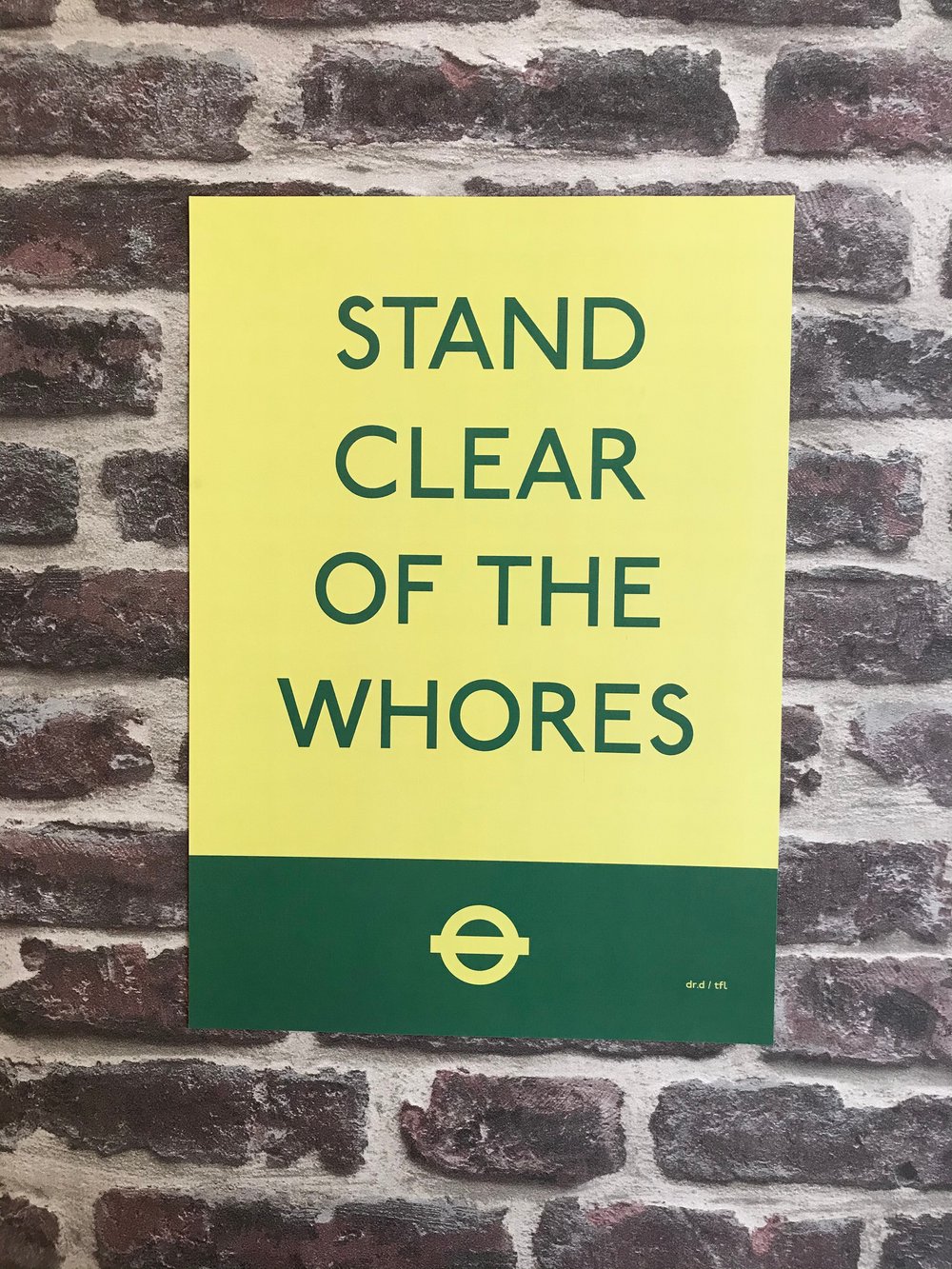 Image of STAND CLEAR OF THE WHORES