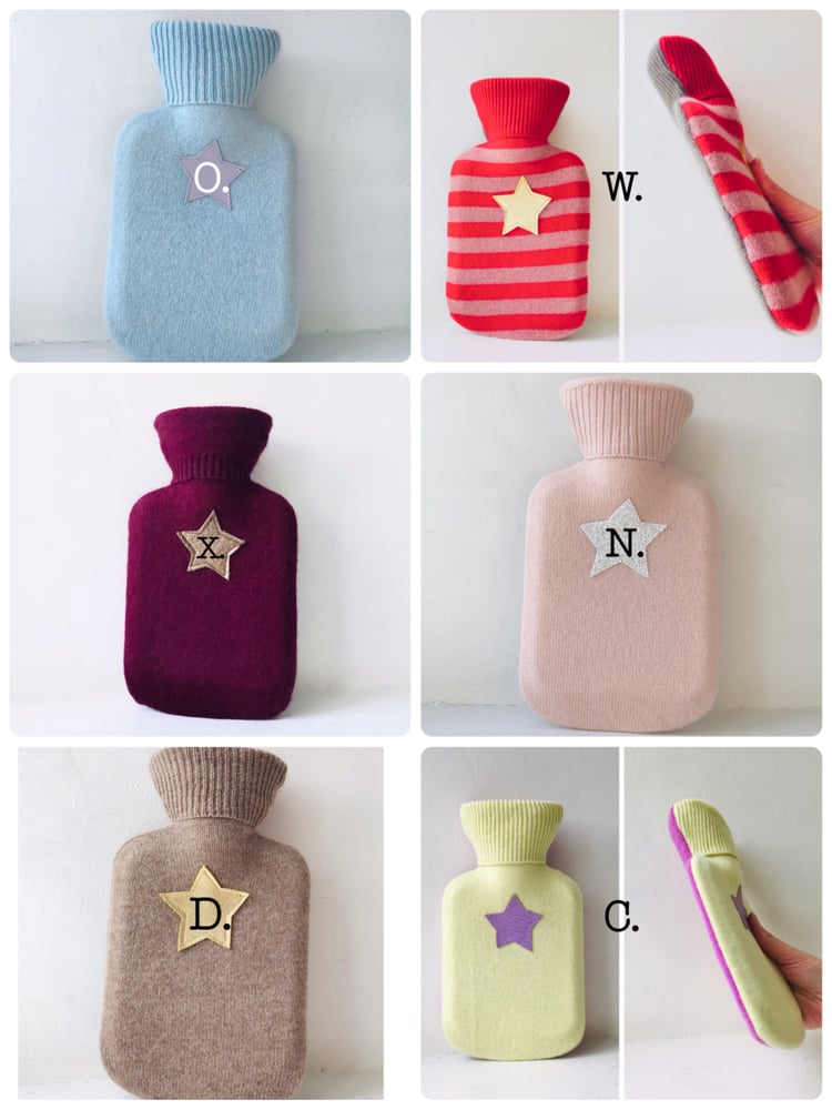 Image of Pure Cashmere Mini Star Hot Water Bottle 