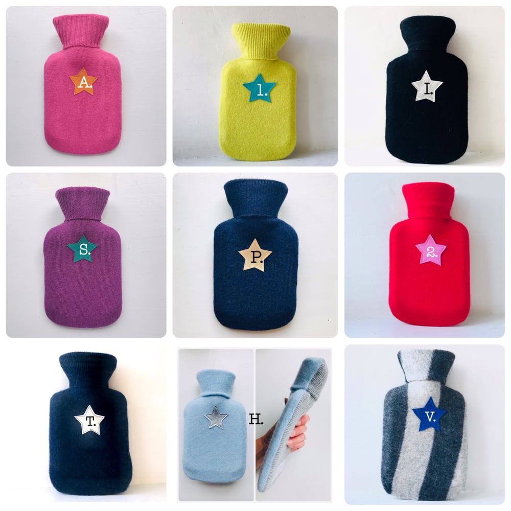 Image of Pure Cashmere Mini Star Hot Water Bottle 
