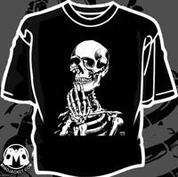 Image 3 of "Mortal Thoughts" Skella art print / Shirt 