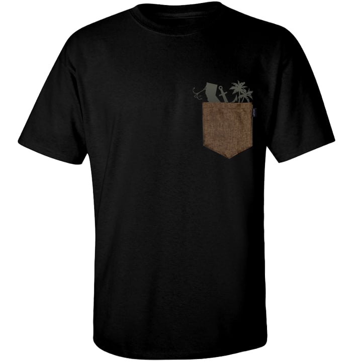 Image of Genuine Gunny Pocket Tee (black)