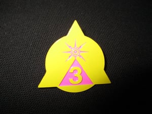 Image of Spacemen 3 Dreamweapon 1 1/2 Inch Tall/Wide Metal Pin
