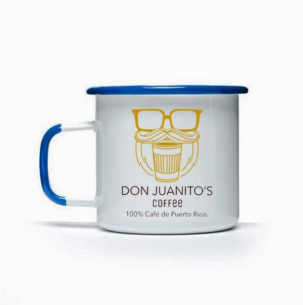 Image of Don Juanito’s Coffee 12 oz Enamel Carbon Steel Mug