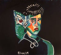 Image 1 of Original painting  portrait Rachel from Blade Runner