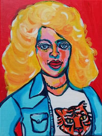 Image 4 of Original Artwork: A fan of Dolly Parton. Acrylic painting