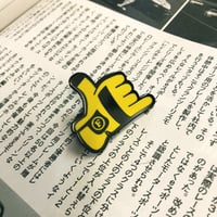 Image 1 of Shaka Race Glove Enamel Pin