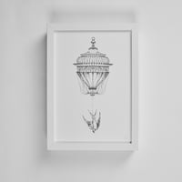 Image 1 of Bird Cage Print