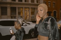 Image 4 of "Midnight Black" Velour Sweatsuit