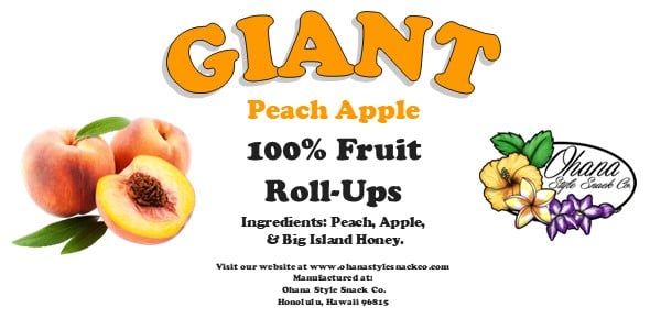Giant Fruit Roll Ups.
