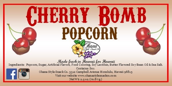 Cherry Bomb Popcorn