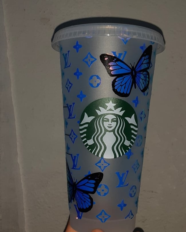 Butterfly Louis Vuitton Cups