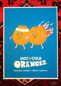 Image 1 of Hot & Cold Oranges Print