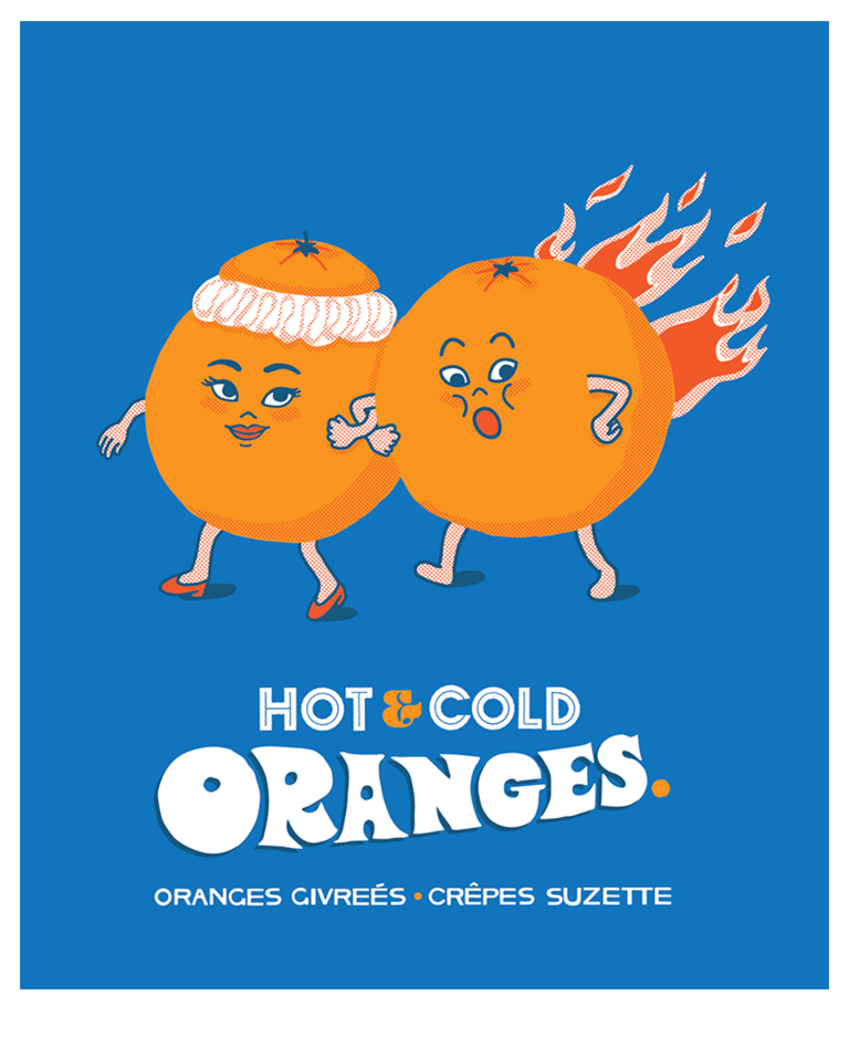 Hot & Cold Oranges Print Image 4