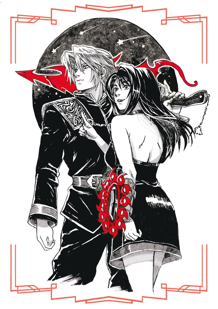 Image of FF VIII - Rinoa & Squall - A5 Print