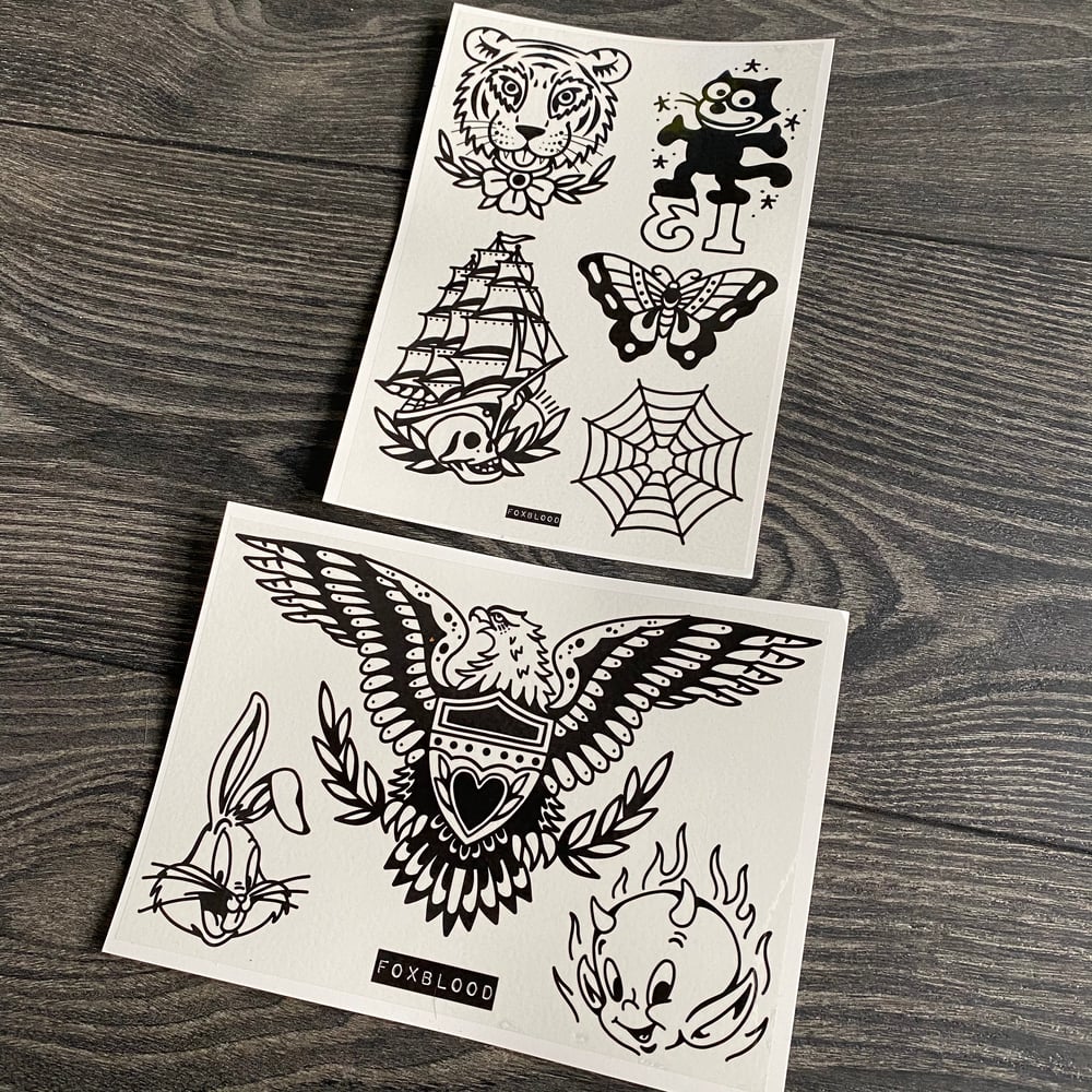 Image of Temporary tattoos 