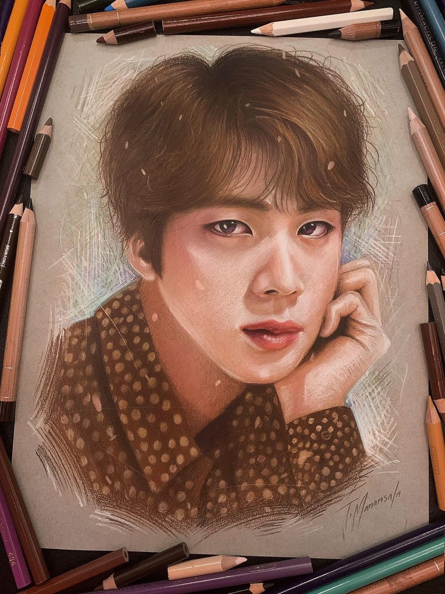 BTS Dynamite Series Kim Seok - Jin | JOSE MANANSALA ARTWORK