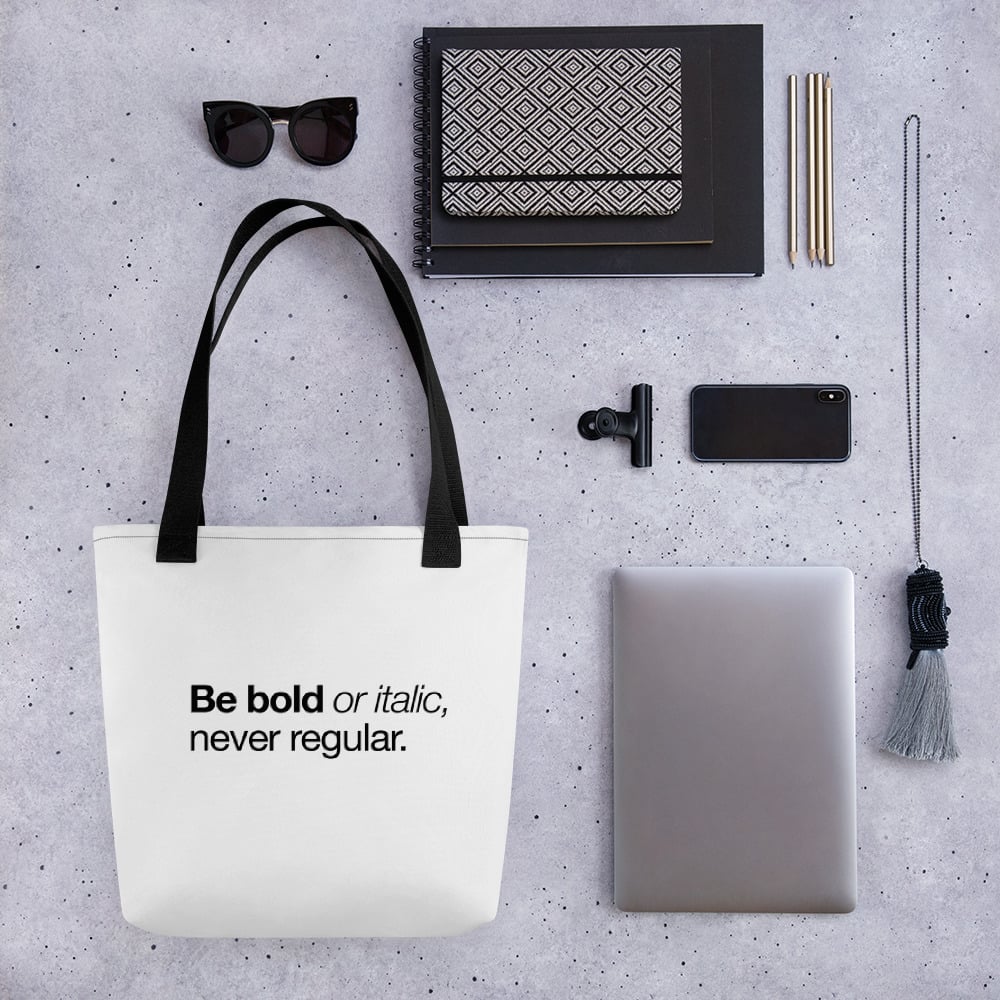 Image of BOLD Tote bag