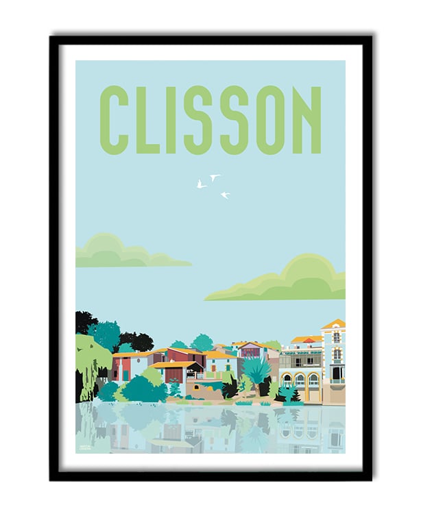 Image of Clisson "Le Séchoir" 70x50cm 