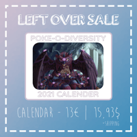 Left Over Sales || 2021 Calendar || 2 LEFT