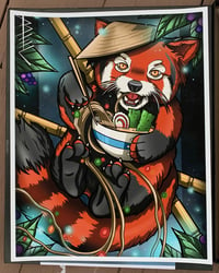 Red Panda Ramen Art Print