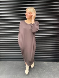 Image 10 of Milano dress with pockets - plain light weight colours