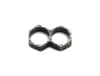 Gunmetal Busted Nut Duster Ring