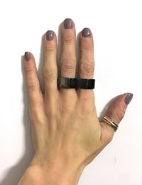 Image 3 of Gunmetal Nut Duster Ring