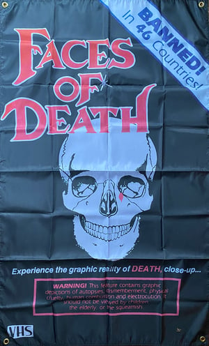 Image of Faces Of Death - Flag / Banner / Tapestry 