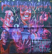 Image 2 of Necrophagia " Holocausto De La Morte " Flag