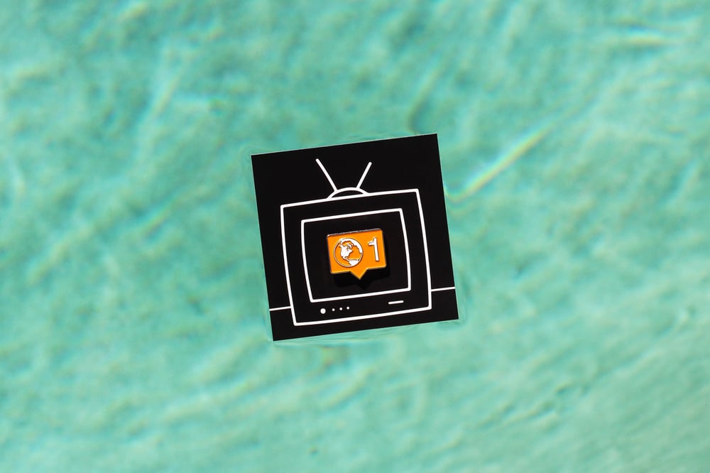 Image of One New Notification Pin