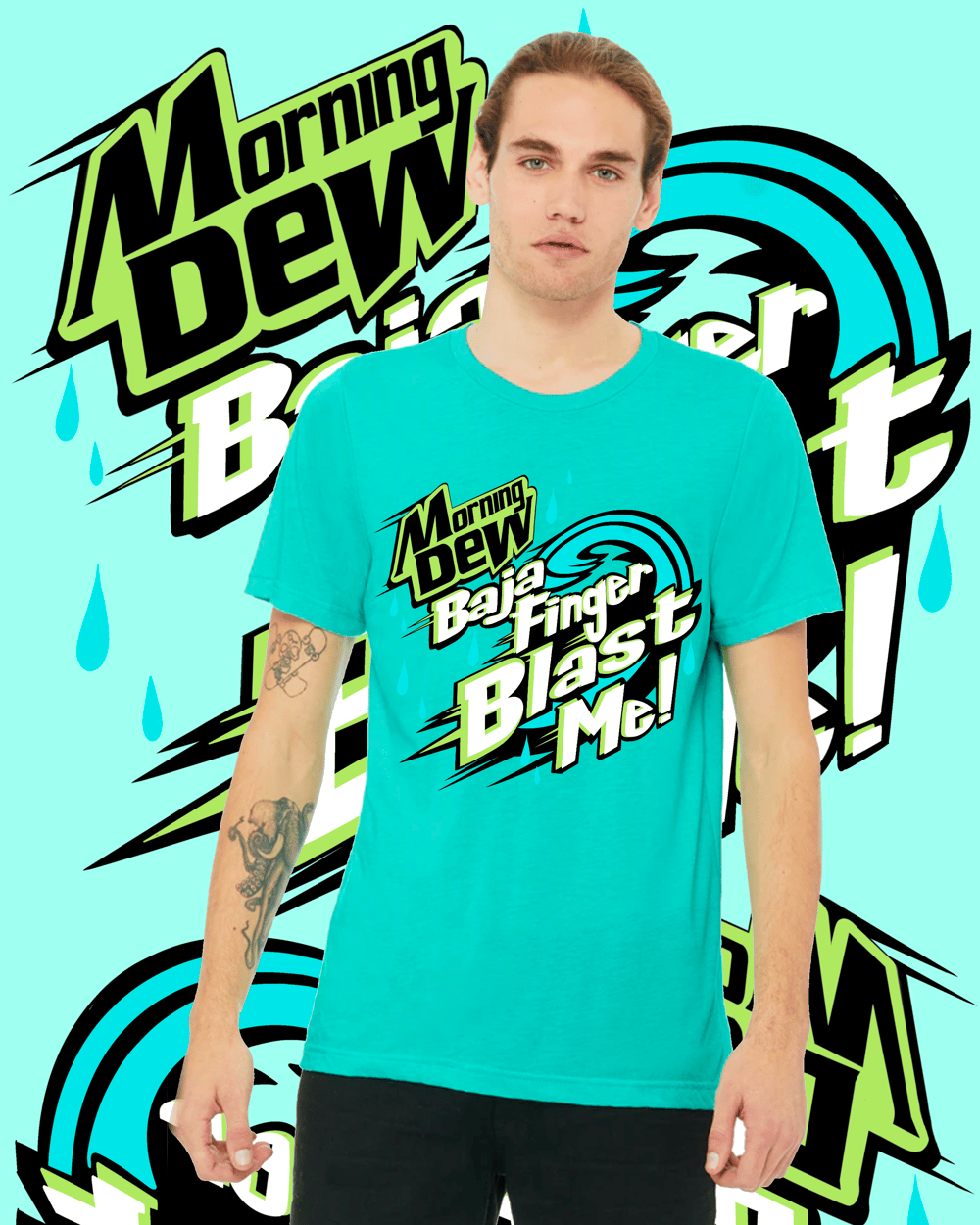 Image of Baja Finger Blast Me - Bootleg T-shirt (PREORDER)