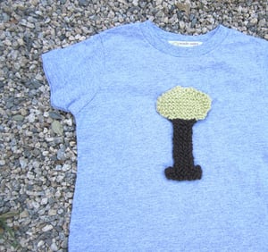 Image of Grey tree kids/toddler tee