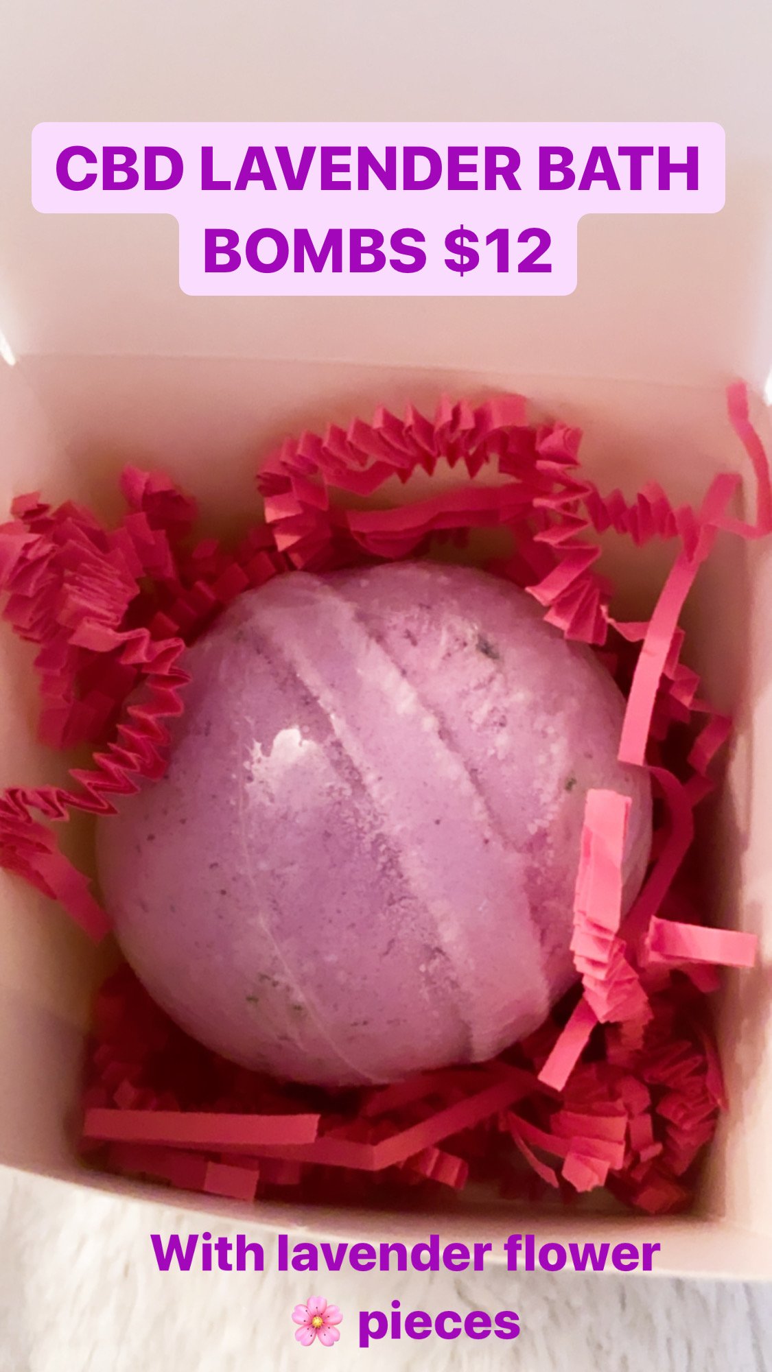 Cbd Lavender Bath Bombs Pinkyroźey 9587