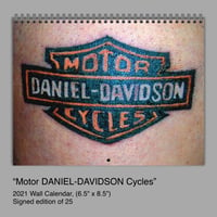 Image 1 of "Motor DANIEL-DAVIDSON Cycles"   2021 Wall Calendar.   (6.5" x 8.5")   Edition of 25