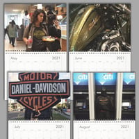 Image 3 of "Motor DANIEL-DAVIDSON Cycles"   2021 Wall Calendar.   (6.5" x 8.5")   Edition of 25