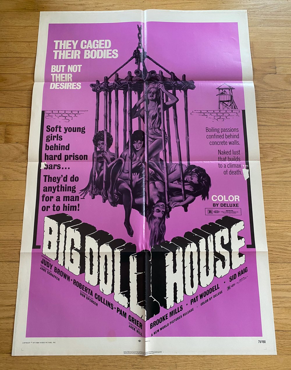 1971 BIG DOLL HOUSE Original U.S. One Sheet Movie Poster