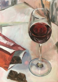 Image 1 of Life's Pleasures, still life oil painting