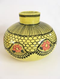 Yellow Oval Pot